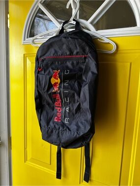 Red Bull Racing Navy Nylon Backpack with Red Accents